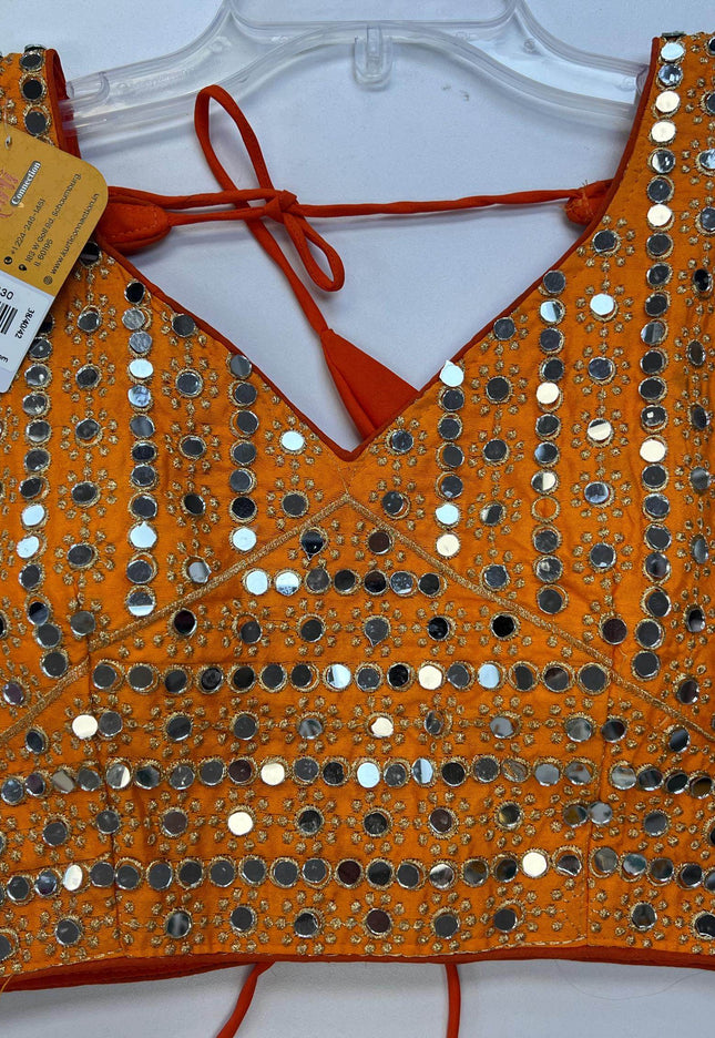 Mirror work blouse : Colors available - Kurti Connection USA