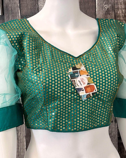 Sequin blouse - Kurti Connection USA