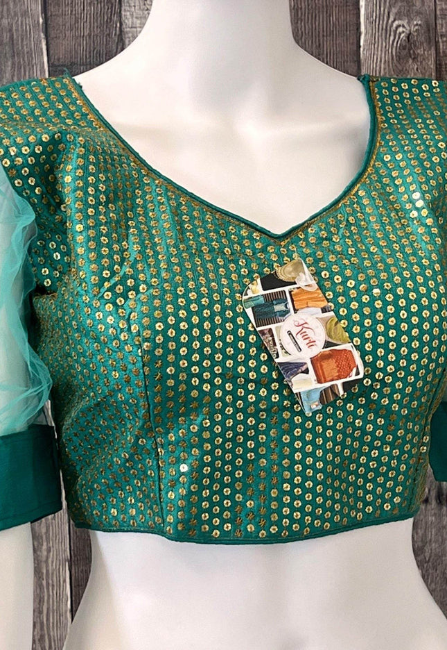 Sequin blouse - Kurti Connection USA