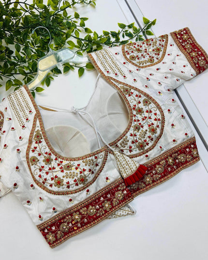 Et7514 readymade blouse / party wear blouse | blouse for lehenga - Kurti Connection USA