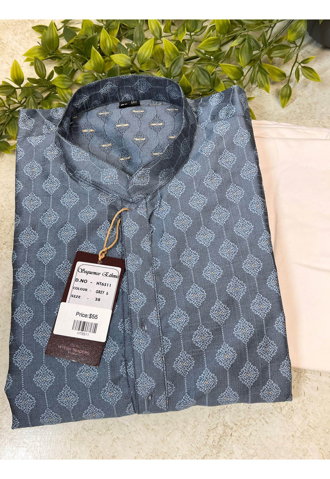 Silk kurta pajaama - Kurti Connection USA