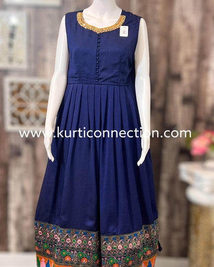 Party wear long kurti - Kurti Connection USA