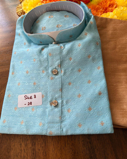 Silk kurta pajama for boys - Kurti Connection USA