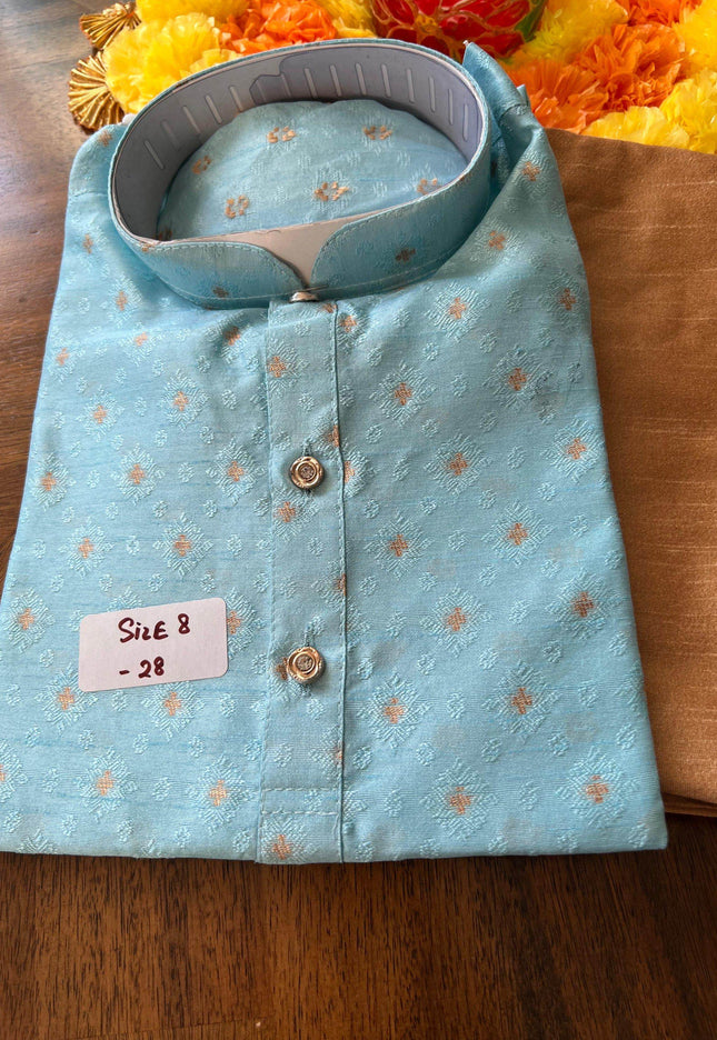 Silk kurta pajama for boys - Kurti Connection USA