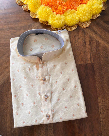 Silk kurta pajama for boys - Kurti Connection USA