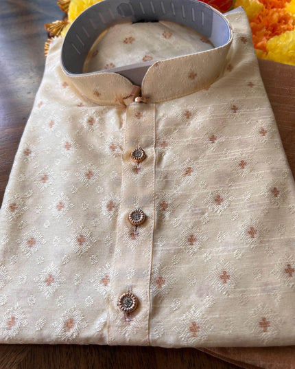 Silk kurta pajama for boys - Kurti Connection USA