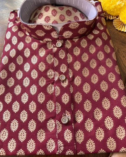 Silk kurta set for boys - Kurti Connection USA