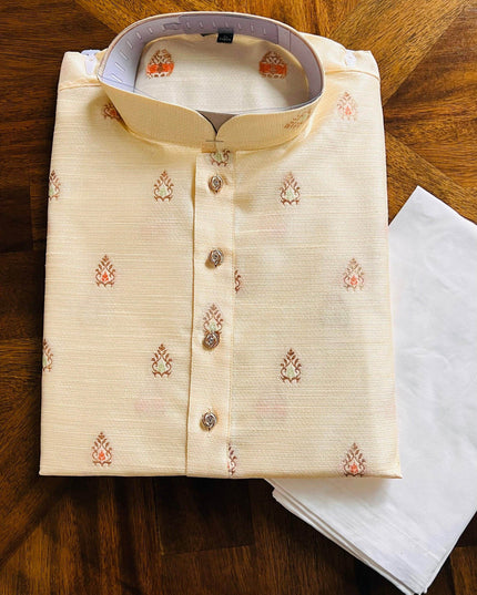 Silk kurta pajama set , Mens kurta pajaama - Kurti Connection USA