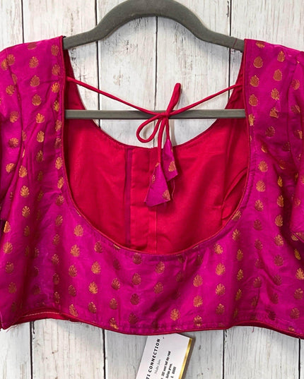 Dark pink blouse - Kurti Connection USA