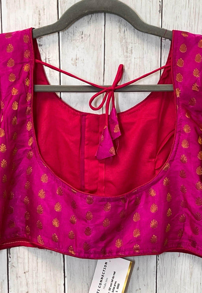 Dark pink blouse - Kurti Connection USA