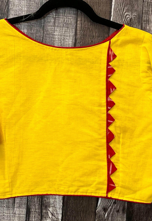 Pure cotton blouse, Bengali blouse designs - Kurti Connection USA