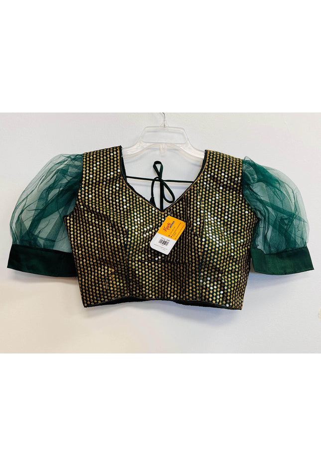 sequin blouse , readymade blouse - Kurti Connection USA