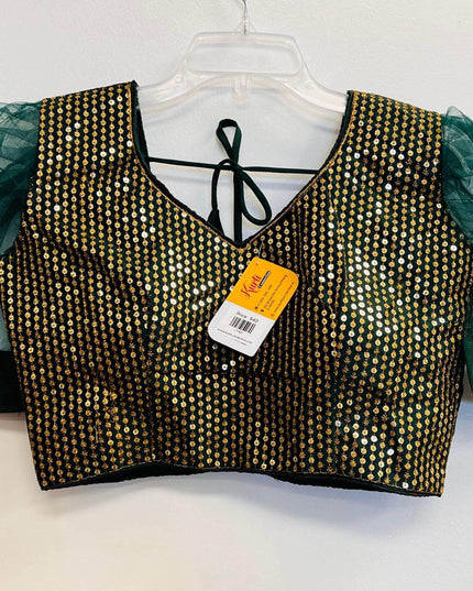 sequin blouse , readymade blouse - Kurti Connection USA