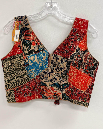 Multi color blouse - Kurti Connection USA