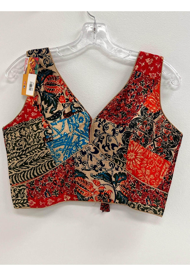Multi color blouse - Kurti Connection USA