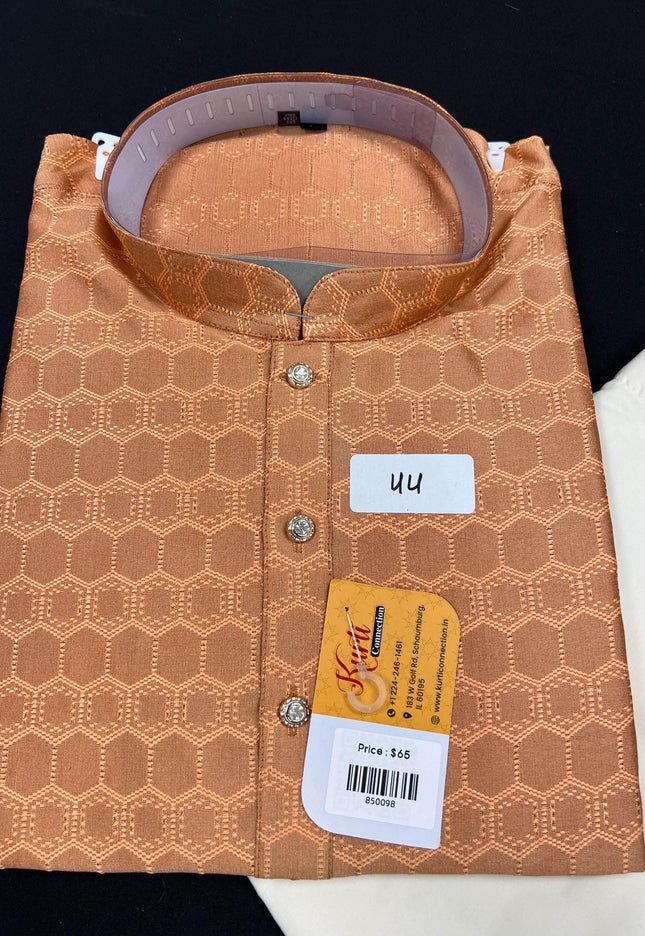 Silk kurta pajaama set - Kurti Connection USA