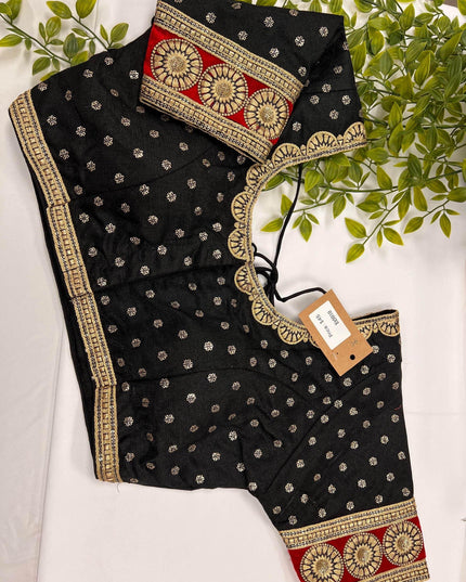Black blouse | readymade blouse - Kurti Connection USA