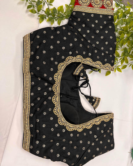 Black blouse | readymade blouse - Kurti Connection USA