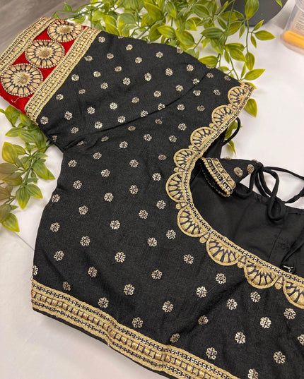 Black blouse | readymade blouse - Kurti Connection USA