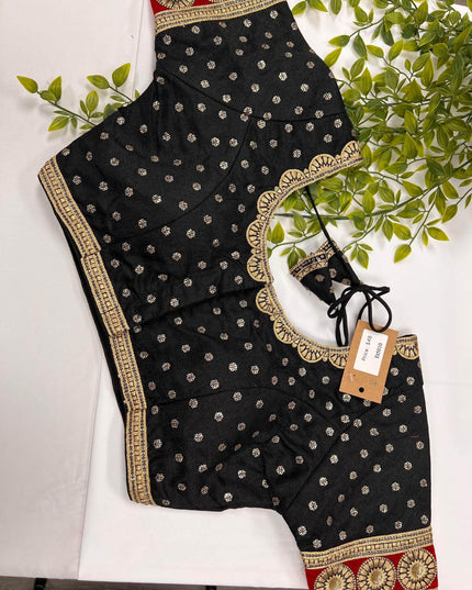 Black blouse | readymade blouse - Kurti Connection USA