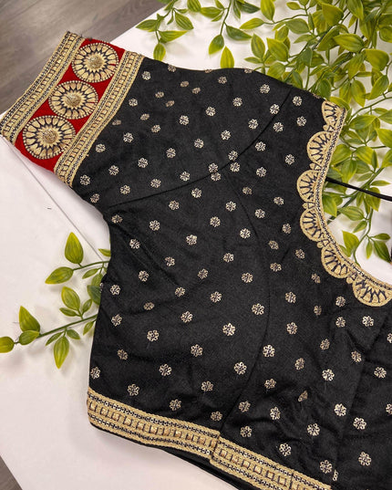 Black blouse | readymade blouse - Kurti Connection USA