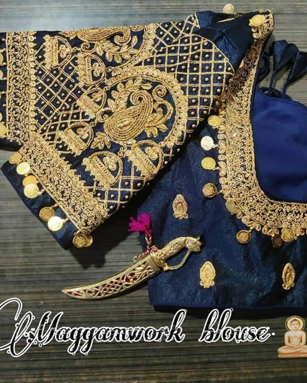 Silk blouses | Maggam work blouse - Kurti Connection USA