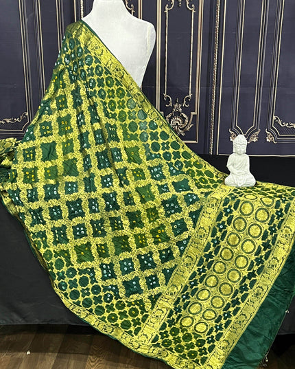Bandhani silk dupatta - Kurti Connection USA