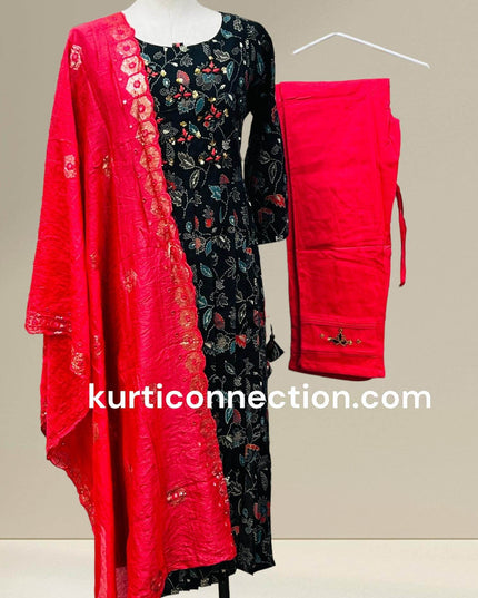 Cotton kurti set | salwar suit - Kurti Connection USA