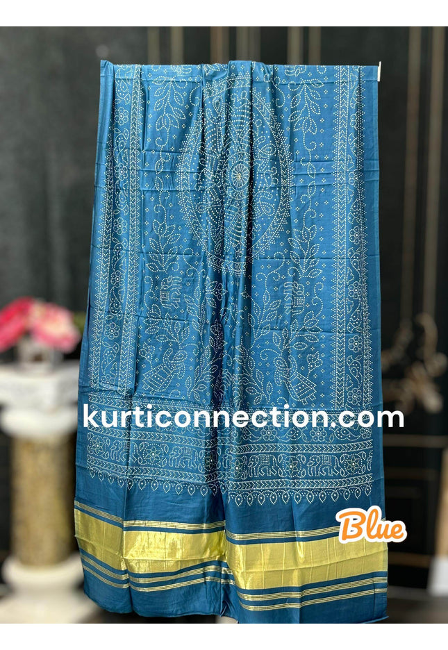 Gajji silk dupattas - Kurti Connection USA