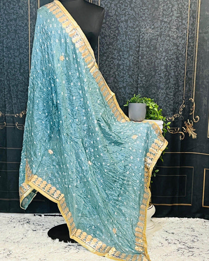 Bandhani gota patti dupatta - Kurti Connection USA