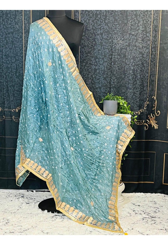 Bandhani gota patti dupatta - Kurti Connection USA
