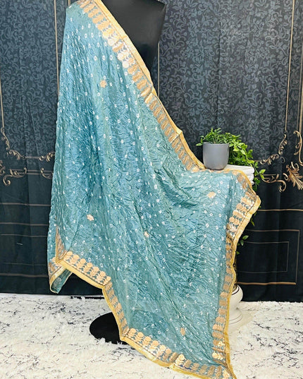 Bandhani gota patti dupatta - Kurti Connection USA