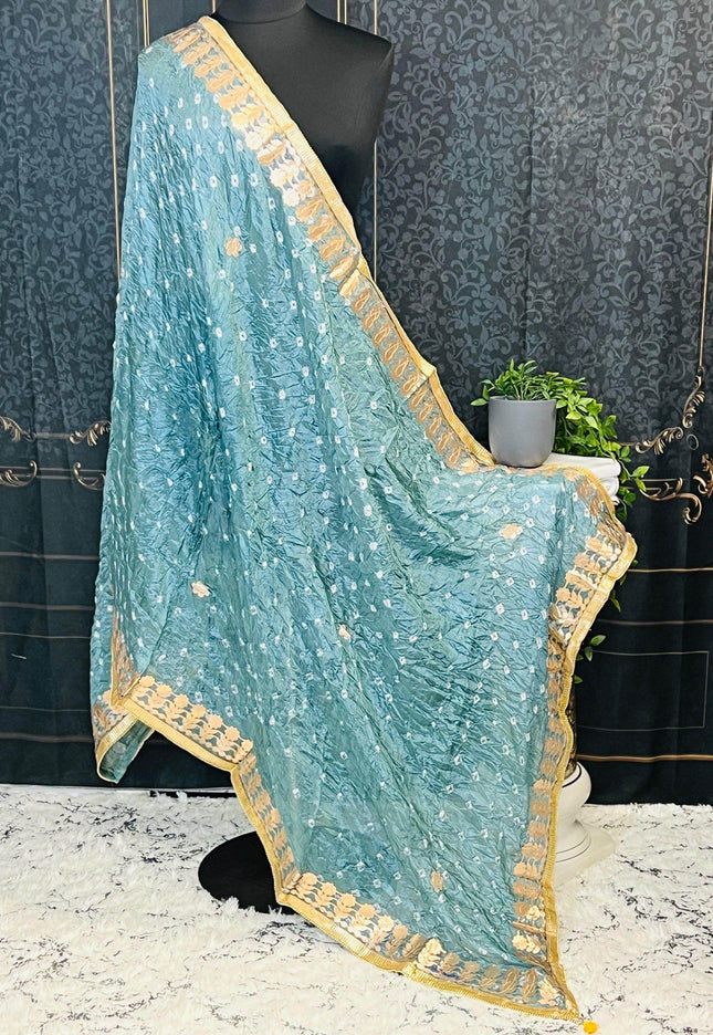 Bandhani gota patti dupatta - Kurti Connection USA