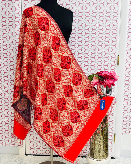 Woolen dupatta | pashmina shawl - Kurti Connection USA