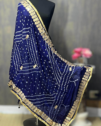 Bandhani dupattas with gota patti work - Kurti Connection USA