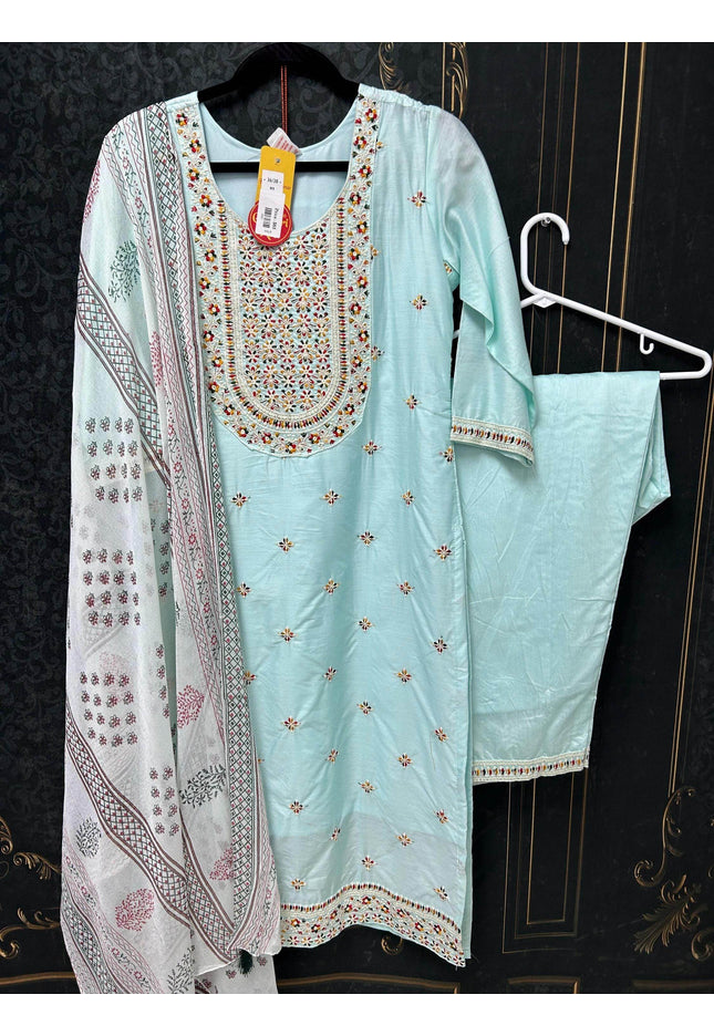 Silk Kurti set | salwar suit - Kurti Connection USA