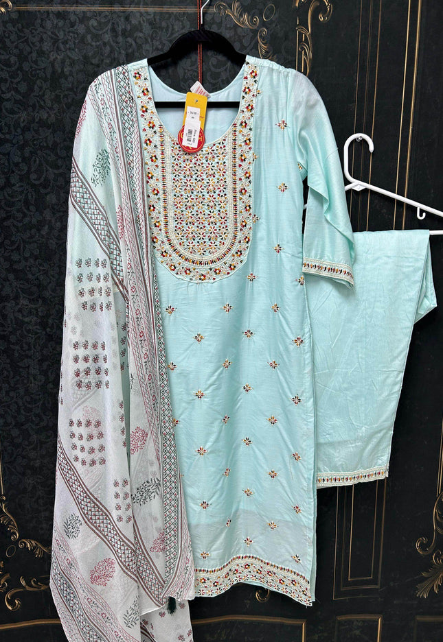 Silk Kurti set | salwar suit - Kurti Connection USA