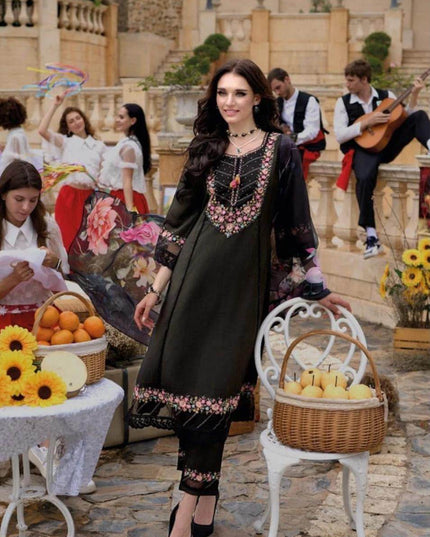 Begum | Silk party wear suits | A line kurti sets - Kurti Connection USA
