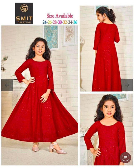 Chikankari Kurtis for young girls - Kurti Connection USA