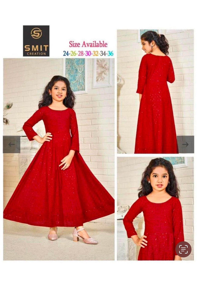Chikankari Kurtis for young girls - Kurti Connection USA