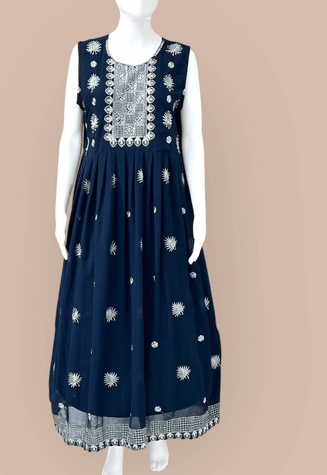 Georgette long Kurti - Kurti Connection USA