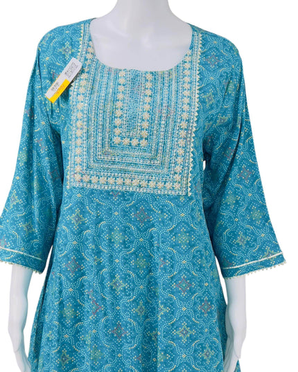 Bandhani cotton Kurti - Kurti Connection USA
