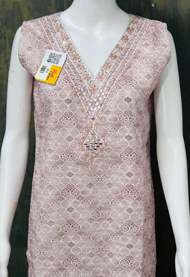 Sequin Chikankari kurti - Kurti Connection USA