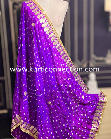 Gota patti bandhani dupatta - Kurti Connection USA