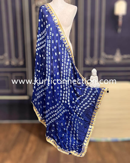 Bandhani silk dupatta - Kurti Connection USA