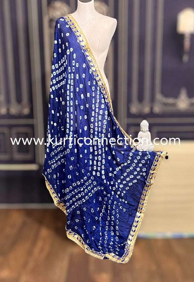 Bandhani silk dupatta - Kurti Connection USA