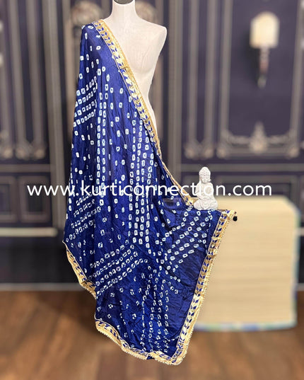 Bandhani silk dupatta - Kurti Connection USA