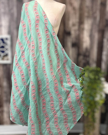 Printed cotton dupatta - Kurti Connection USA