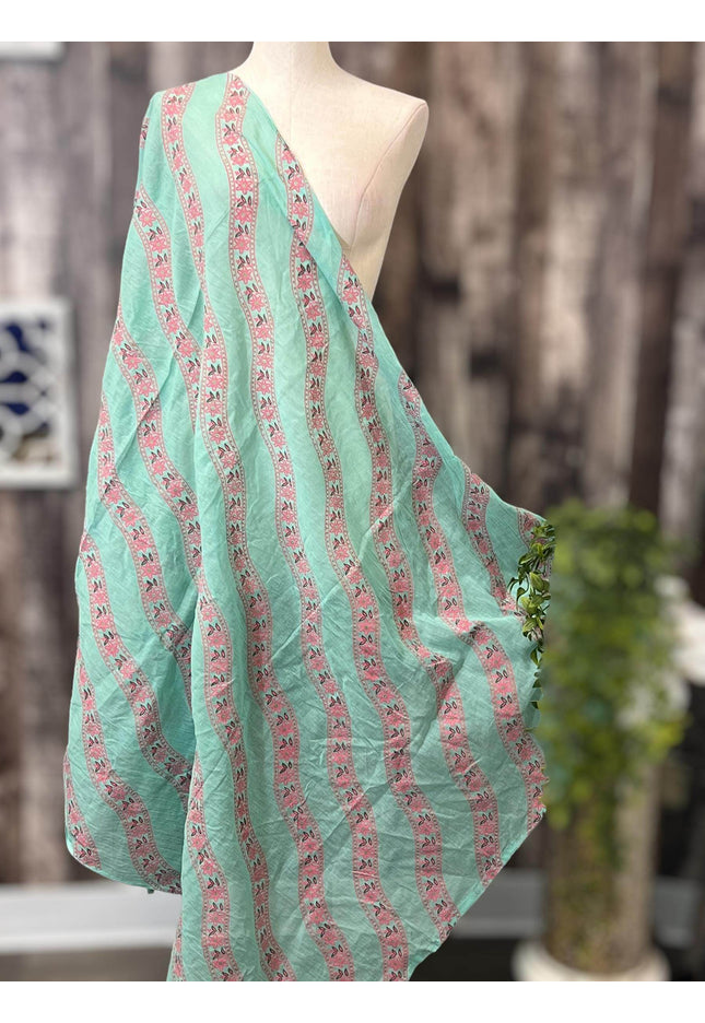 Printed cotton dupatta - Kurti Connection USA