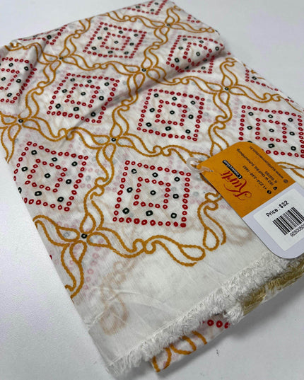 Bandhani print dupatta - Kurti Connection USA